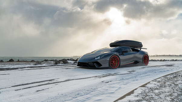 Lamborghini Snow Cgi Wallpaper