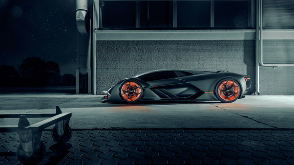 Lamborghini Terzo Millennio 2019 Side View Wallpaper
