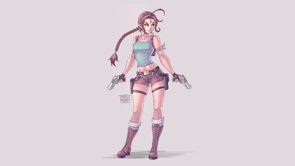 Lara Croft Artwork 5k Wallpaper