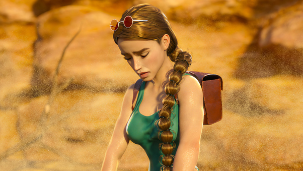 Lara Croft Fanart 4k Wallpaper