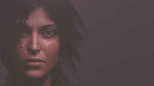 Lara Croft Portrait 4k Wallpaper
