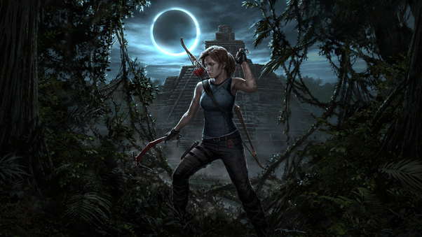 Lara Croft Shadow Of The Tomb Raider 4k Wallpaper
