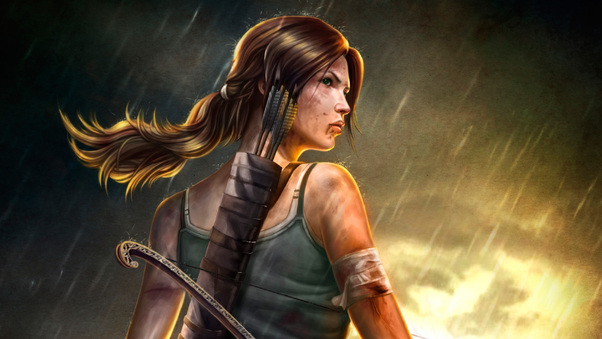 Lara Croft Tomb Raider 4k Artwork Wallpaper