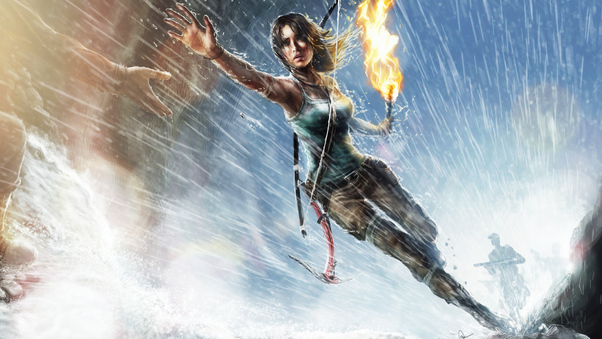 Lara Croft Tomb Raider Art 4k Wallpaper