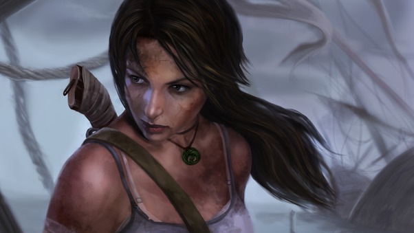 Lara Croft Tomb Raider Art Girl Wallpaper