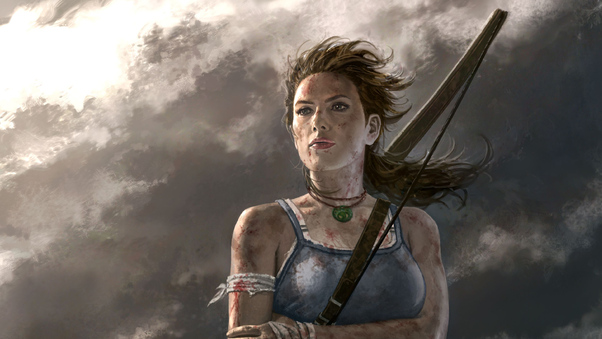 Lara Croft Tomb Raider Game Art Wallpaper