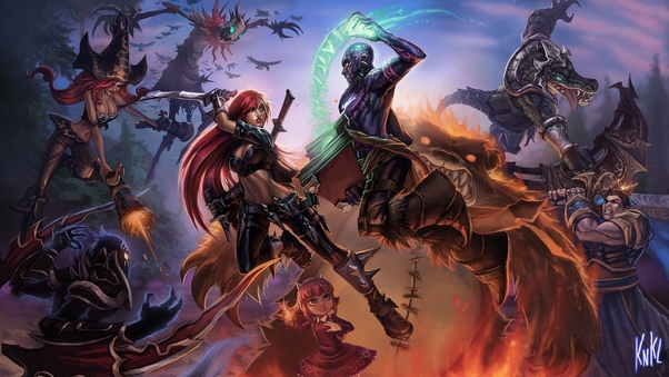 League Of Legends Fantasy Artwork 8k Wallpaper