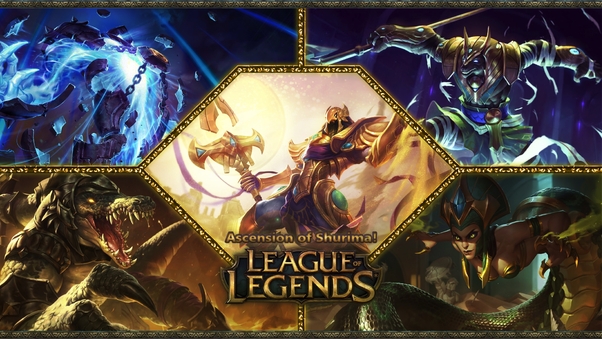 League Of Legends Game Poster Wallpaper