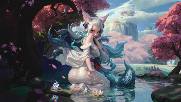 League Of Legends Spirit Blossom Ahri (1152x864) Resolution Wallpaper