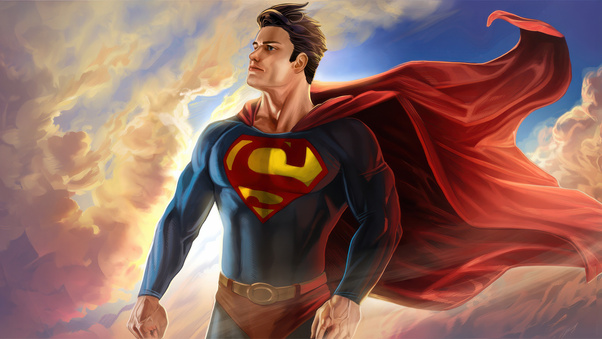 Legendary Superman (1360x768) Resolution Wallpaper