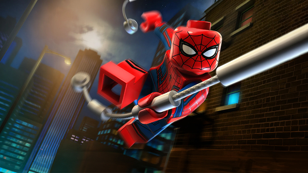 Lego Marvel Avengers Spider Man Wallpaper