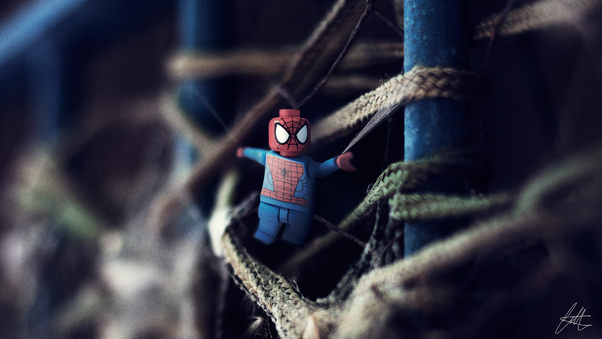 Lego Spiderman Hero Wallpaper