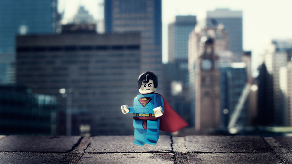 Lego Superman Hero Wallpaper