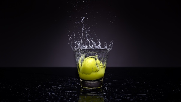 lemon splash photography Wallpaper