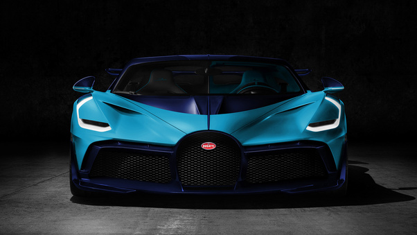 Light Blue Bugatti Divo Wallpaper