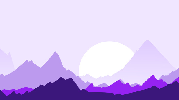 Lilac Mountain Layers At Dawn (1280x800) Resolution Wallpaper