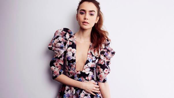 Lily Collins Les Miserables Photoshoot 2019 Wallpaper