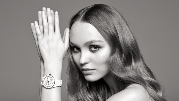 Lily Rose Depp Chanel J12 Watch Campaign Wallpaper