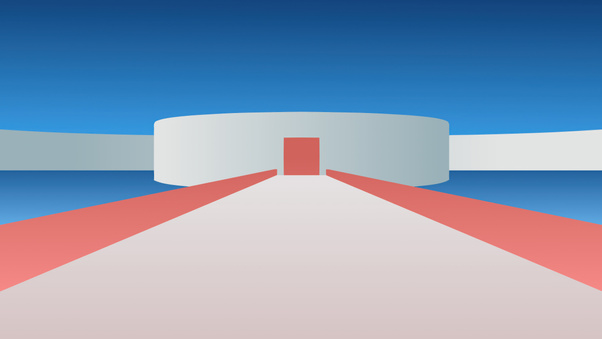 Liminal Water Temple Path (1280x720) Resolution Wallpaper