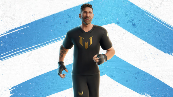 Lionel Messi In Fortnite Wallpaper