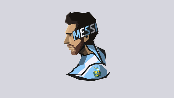 Lionel Messi Minimal 8k Wallpaper