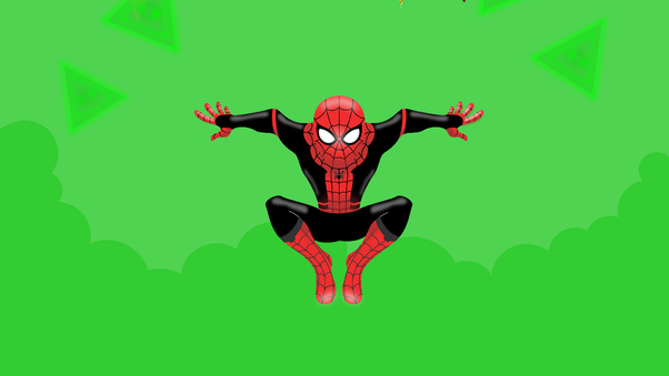 Little Spiderman Background Wallpaper
