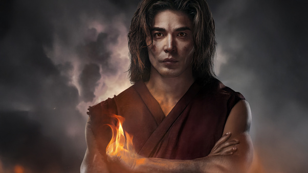 Liu Kang In Mortal Kombat 2 Movie (2560x1024) Resolution Wallpaper