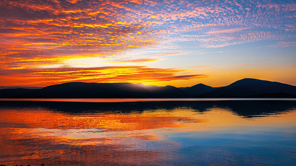 Loch Lomond Sunset Scotland 5k Wallpaper