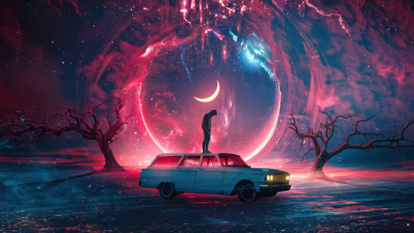 Lost In The Nebula Wallpaper