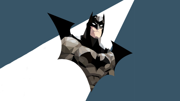 Low Poly Art Batman Wallpaper