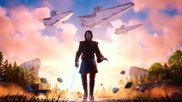 Luke Skywalker Fortnite X Star Wars Wallpaper