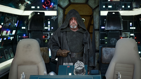 Luke Skywalker In Star Wars The Last Jedi 2017 Wallpaper
