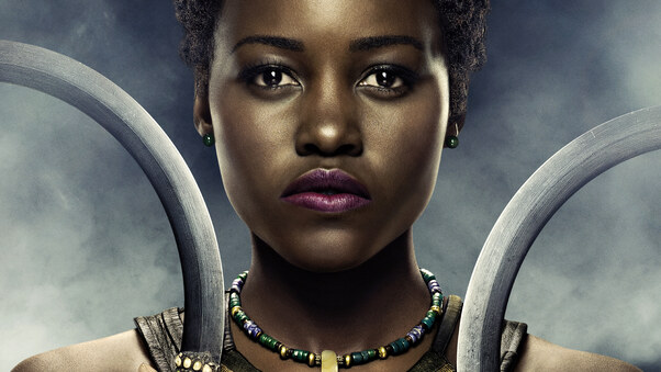 Lupita Nyongo In Black Panther Poster 5k Wallpaper