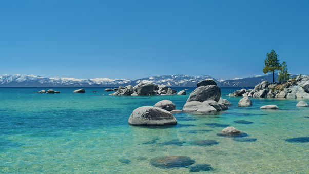 Mac Os Tahoe Beach Day (3000x2000) Resolution Wallpaper