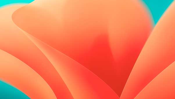 Mac Os Ventura Orange 8k Wallpaper