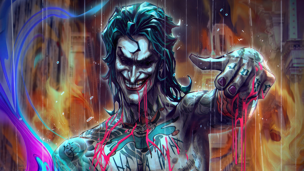 Mad Joker Artwork 4k Wallpaper