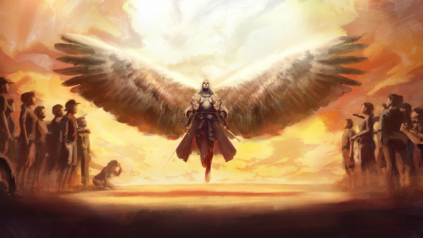 Man With Wings 4k Wallpaper