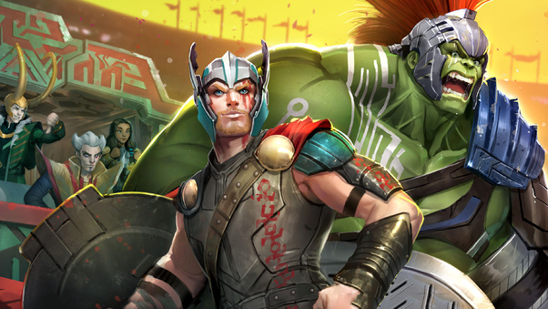 Marvel Avengers Academy Thor Ragnarok Wallpaper