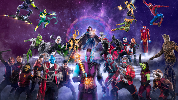 Marvel Avengers Superheroes Cosplay Wallpaper