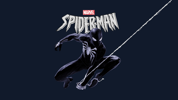 Marvel Black Spiderman 4k Wallpaper
