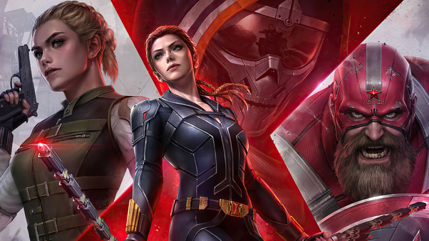 Marvel Future Fight Black Widow Team 4k Wallpaper