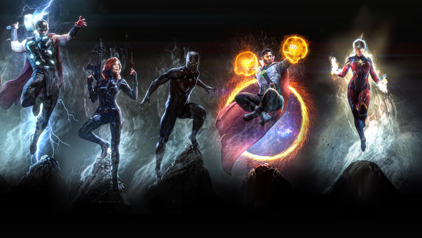 Marvel Heroes 4k Art Wallpaper