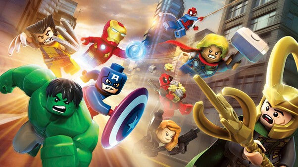 Marvel Lego Superheroes Wallpaper