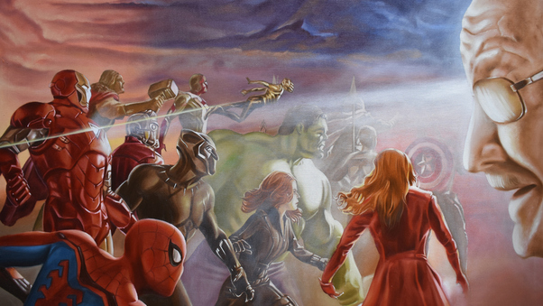 Marvel Stan Lee 4k Wallpaper