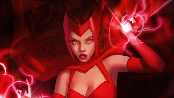 Marvel Women Scarlet Witch 4k Wallpaper
