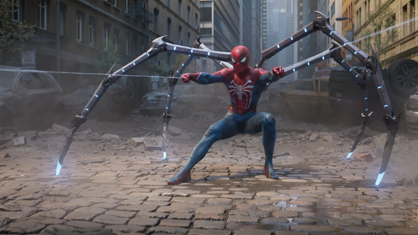 Marvels Spider Man 2 Be Greater Together 2023 Wallpaper