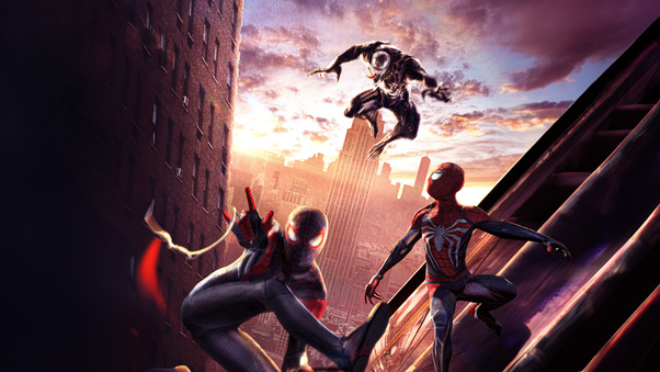 Marvels Spider Man 2 Game 2024 Wallpaper