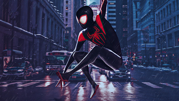 Marvels Spider Man Miles Morales 2020 Game Wallpaper