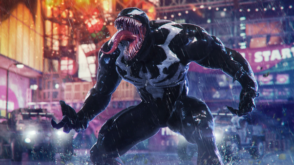 Marvels Spiderman 2 Venom 4k Wallpaper