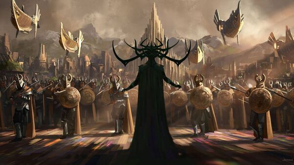 Marvels Thor Ragnarok Concept Art Wallpaper